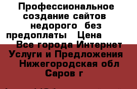 Профессиональное создание сайтов, недорого, без предоплаты › Цена ­ 6 000 - Все города Интернет » Услуги и Предложения   . Нижегородская обл.,Саров г.